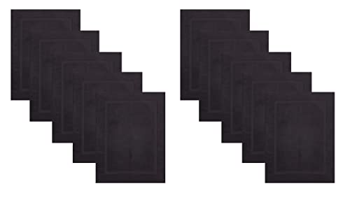 Betz 10 Stück Badvorleger Badematte Badteppich Duschvorleger Frottee Premium 100% Baumwolle Größe 50x70 cm Qualität 650g/m² Farbe Graphit Betz 10 Stück Badvorleger Badematte Badteppich Duschvorleger Frottee Premium 100% Baumwolle Größe 50x70 cm Qualität 650g/m² Farbe Graphit von Betz