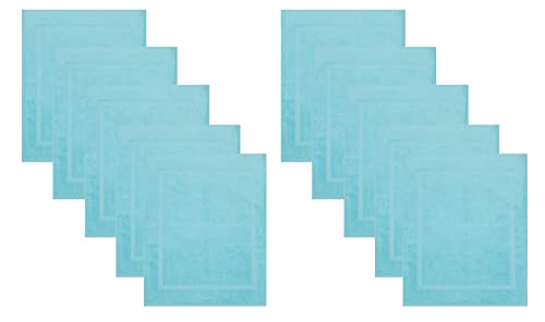 Betz 10 Stück Badvorleger Badematte Badteppich Duschvorleger Frottee Premium 100% Baumwolle Größe 50x70 cm Qualität 650g/m² Farbe türkis Betz 10 Stück Badvorleger Badematte Badteppich Duschvorleger Frottee Premium 100% Baumwolle Größe 50x70 cm Qualität 650g/m² Farbe türkis von Betz
