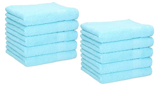 Betz 10 Stück Seiftücher Seiftuch Seiflappen Set Palermo 100% Baumwolle Größe 30x30 cm türkis Betz 10 Stück Seiftücher Seiftuch Seiflappen Set Palermo 100% Baumwolle Größe 30x30 cm türkis von Betz