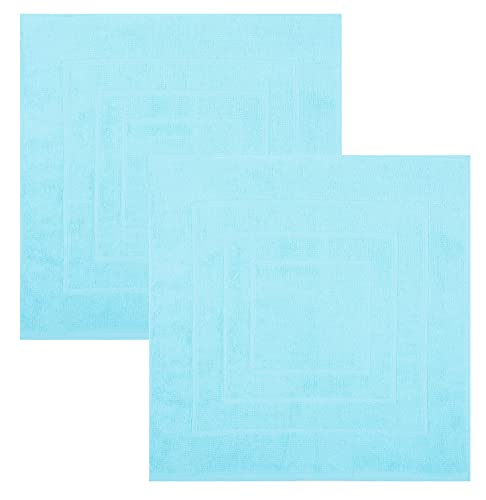 Betz 2 Stück Badvorleger Palermo 100% Baumwolle Badematte Badteppich Duschvorlage Größe 60x60 cm Qualität 680g/m² Farbe türkis Betz 2 Stück Badvorleger Palermo 100% Baumwolle Badematte Badteppich Duschvorlage Größe 60x60 cm Qualität 680g/m² Farbe türkis von Betz