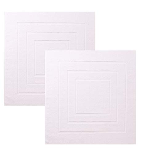 Betz 2 Stück Badvorleger Palermo 100% Baumwolle Badematte Badteppich Duschvorlage Größe 60x60 cm Qualität 680g/m² Farbe weiß Betz 2 Stück Badvorleger Palermo 100% Baumwolle Badematte Badteppich Duschvorlage Größe 60x60 cm Qualität 680g/m² Farbe weiß von Betz