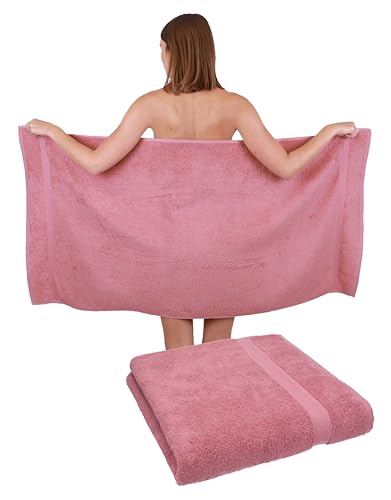 Betz 2-tlg. Duschtuch Badetuch Set 2 Stück Duschtücher Badetücher Strandtücher 100% Baumwolle Größe 70x140 cm Premium Farbe Altrosa Betz 2-tlg. Duschtuch Badetuch Set 2 Stück Duschtücher Badetücher Strandtücher 100% Baumwolle Größe 70x140 cm Premium Farbe Altrosa von Betz