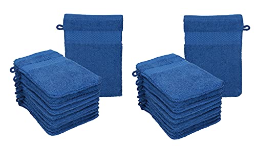 Betz 20 Stück Waschhandschuhe Palermo 100% Baumwolle Waschlappen Set Größe 16x21 cm Farbe Blau Betz 20 Stück Waschhandschuhe Palermo 100% Baumwolle Waschlappen Set Größe 16x21 cm Farbe Blau von Betz