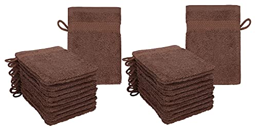 Betz 20 Stück Waschhandschuhe Waschlappen Premium Größe 16x21 cm 100% Baumwolle Farbe nuss Betz 20 Stück Waschhandschuhe Waschlappen Premium Größe 16x21 cm 100% Baumwolle Farbe nuss von Betz