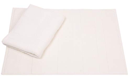 Betz 2er Set Badvorleger Badematte Badteppich Duschvorleger Frottee Größe 50 x 70 cm 100% Baumwolle Deluxe Qualität 680 g/m² Farbe Creme Betz 2er Set Badvorleger Badematte Badteppich Duschvorleger Frottee Größe 50 x 70 cm 100% Baumwolle Deluxe Qualität 680 g/m² Farbe Creme von Betz