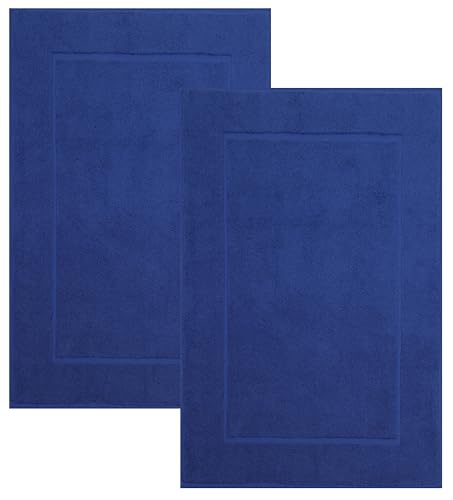 Betz 2 Stück Badvorleger Badematte Badteppich Duschvorleger Frottee Premium Größe 50x70 cm 100% Baumwolle Qualität 650g/m² Farbe Royalblau Betz 2 Stück Badvorleger Badematte Badteppich Duschvorleger Frottee Premium Größe 50x70 cm 100% Baumwolle Qualität 650g/m² Farbe Royalblau von Betz