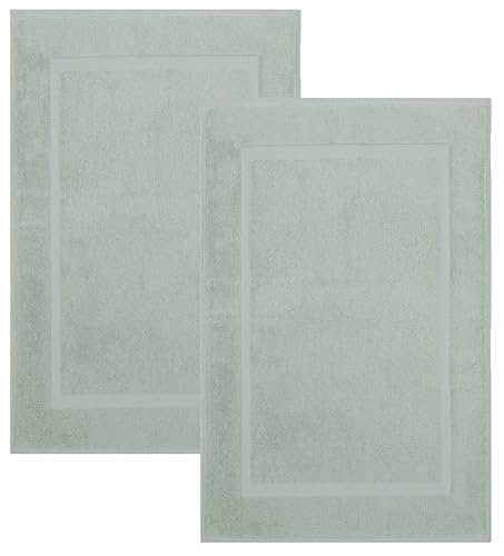 Betz 2 Stück Badvorleger Badematte Badteppich Duschvorleger Frottee Premium Größe 50x70 cm 100% Baumwolle Qualität 650g/m² Farbe heugrün Betz 2 Stück Badvorleger Badematte Badteppich Duschvorleger Frottee Premium Größe 50x70 cm 100% Baumwolle Qualität 650g/m² Farbe heugrün von Betz