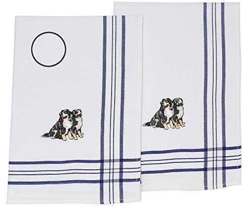 Betz 2er Set Geschirrtücher Geschirrhandtuch Küchenhandtuch Gläsertücher Handtuch Waffelpiqué blau Bestickt Motiv Hunde Größe: 50 x 70 cm Betz 2er Set Geschirrtücher Geschirrhandtuch Küchenhandtuch Gläsertücher Handtuch Waffelpiqué blau Bestickt Motiv Hunde Größe: 50 x 70 cm von Betz