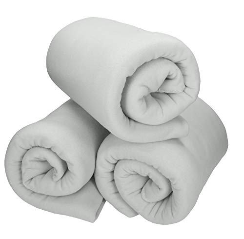 Betz 3 Stück Fleecedecke Kuscheldecke Wohndecke in Größe 130x170 cm Qualität 180 g/m Farbe Silbergrau Betz 3 Stück Fleecedecke Kuscheldecke Wohndecke in Größe 130x170 cm Qualität 180 g/m Farbe Silbergrau von Betz