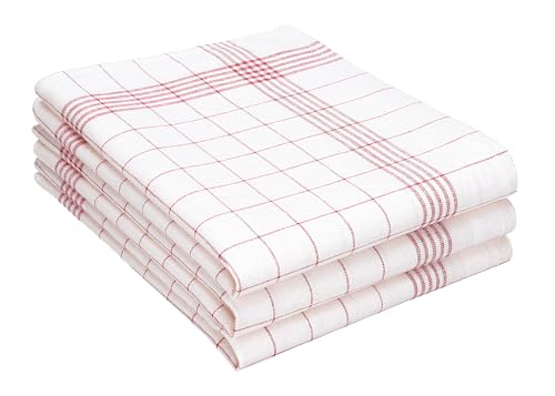 Betz 3er Set 50 x 68 cm Halbleinen Geschirrtücher extrem strapazierfähig und saugstark Geschirrhandtuch Gläsertuch Jacquard Gläsertücher Küchentuch Handtuch MCT-12 HL rot Betz 3er Set 50 x 68 cm Halbleinen Geschirrtücher extrem strapazierfähig und saugstark Geschirrhandtuch Gläsertuch Jacquard Gläsertücher Küchentuch Handtuch MCT-12 HL rot von Betz