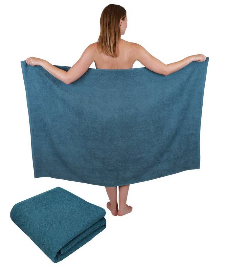 Betz Badetuch 2 Stück Maxi Duschtücher XXL Berlin Größe 100x150cm, 100% Baumwolle von Betz