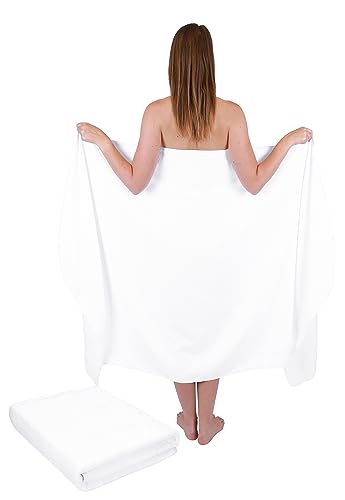 Betz Badetuch 2 Stück Set groß XXL Badetücher Saunatuch Dresden 100% Baumwolle Größe 100 cm x 200 cm Farbe weiß Betz Badetuch 2 Stück Set groß XXL Badetücher Saunatuch Dresden 100% Baumwolle Größe 100 cm x 200 cm Farbe weiß von Betz