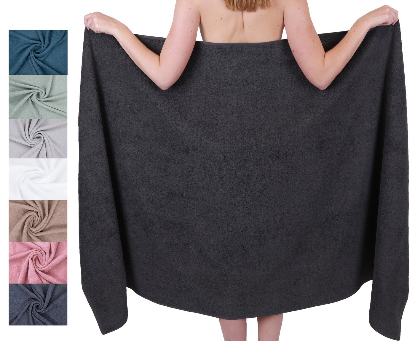 Betz Badetuch Berlin Größe 100 x 200 cm Saunatuch, 100% Baumwolle (1 Stück, 1-St), Saunatuch Badetuch Badetücher von Betz