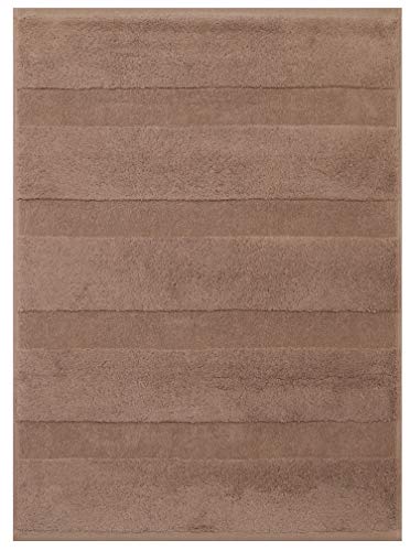 Betz Badvorleger Badematte Badteppich Duschvorleger Frottee Deluxe Größe 50x70 cm Qualität 680 g/m² 100% Baumwolle Farbe Mokka von Betz