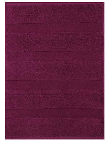Betz Badvorleger Badematte Badteppich Duschvorleger Frottee Deluxe Größe 50x70 cm Qualität 680 g/m² 100% Baumwolle Farbe Pflaume Betz Badvorleger Badematte Badteppich Duschvorleger Frottee Deluxe Größe 50x70 cm Qualität 680 g/m² 100% Baumwolle Farbe Pflaume von Betz