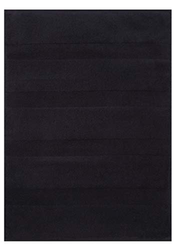 Betz Badvorleger Badematte Badteppich Duschvorleger Frottee Deluxe Größe 50x70 cm Qualität 680 g/m² 100% Baumwolle Farbe schwarz von Betz