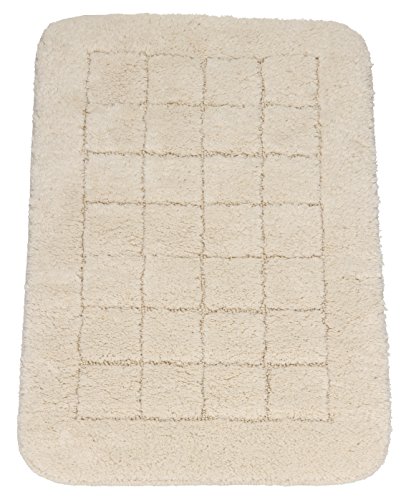 Betz Badvorleger Badematte Badteppich Duschvorleger Frottee Größe 46 x 70 cm 100% Baumwolle VIENA Qualität 1800 g/m² Farbe Natural/Natur von Betz