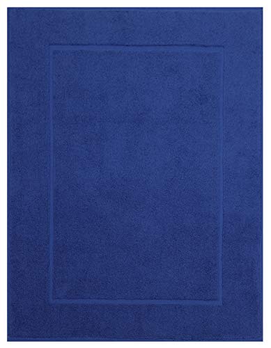 Betz Badvorleger Badematte Badteppich Duschvorleger Frottee Größe 50x70 cm Premium Qualität 650 g/m² Farbe Royalblau von Betz