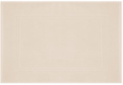 Betz Badvorleger Luxus XXL Badematte Badteppich Duschvorleger Frottee Größe 60 x 97 cm 100% Baumwolle Gold Qualität: 950g/m² Farbe beige von Betz