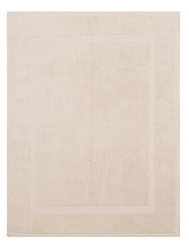 Betz Badvorleger Premium Größe 50x70 cm 100% Baumwolle Badematte Badteppich Duschvorlage Qualität 650 g/m² Farbe Sand von Betz