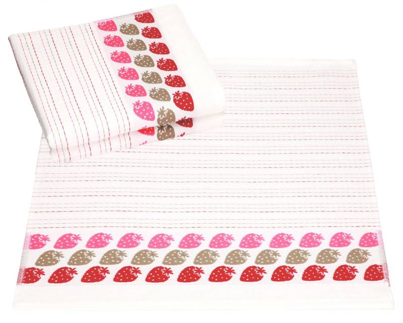 Betz Geschirrtuch 3 Stück Geschirrtücher Motiv FRÜCHTE Größe 50 cm x 50 cm, (3-tlg), Küchenhandtuch Gläsertücher von Betz