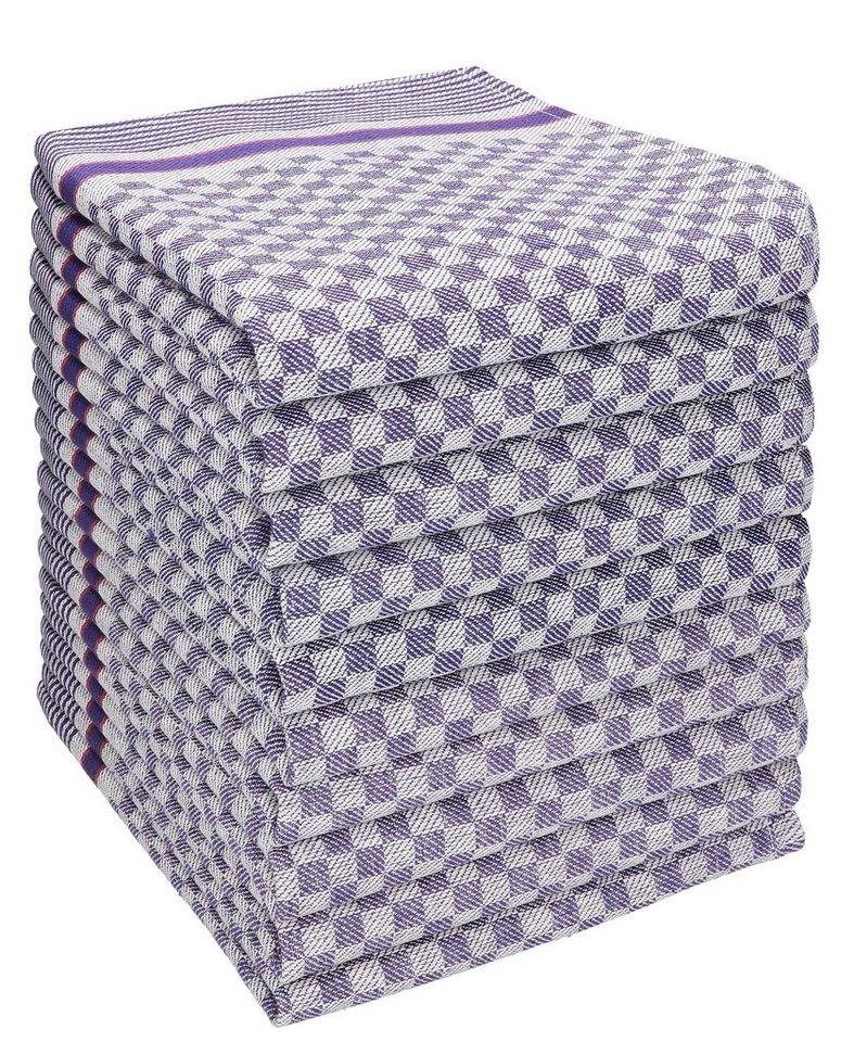 Betz Geschirrtuch Geschirrtücher Halbleinen Jacquard MCT-13 Größe 50 x 70 cm Küchentuch, (Set, 10-tlg., 10 Geschirrtücher), Gläsertücher Küchentuch Jacquard Arbeitshandtuch von Betz