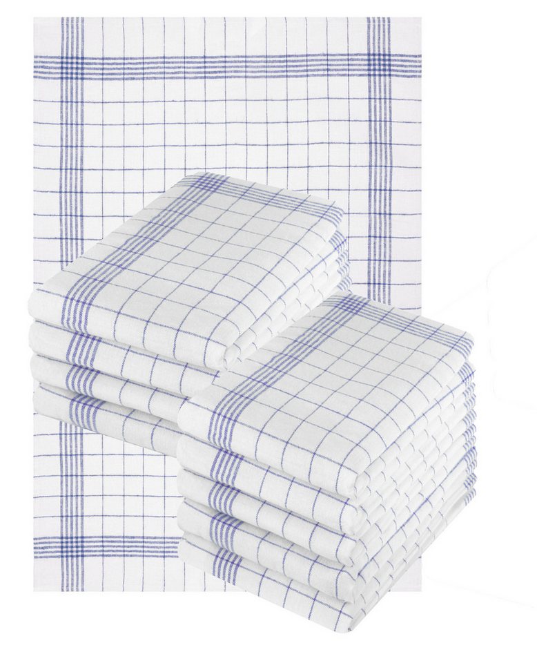 Betz Geschirrtuch 10er Set 50 x 70 cm Halbleinen Geschirrtücher MCT-11 HL, (Set, 10-tlg., 10 Geschirrtücher), Geschirrhandtuch Gläsertuch Jacquard Gläsertücher Küchentuch Handtuch von Betz