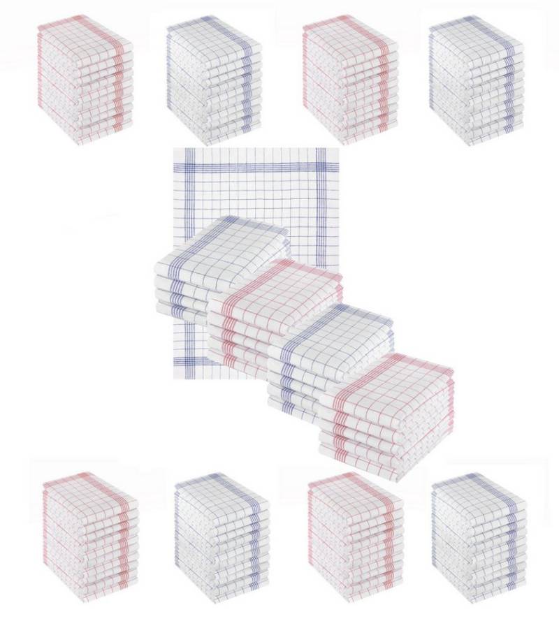 Betz Geschirrtuch 10er Set 50 x 70 cm Halbleinen Geschirrtücher MCT-11 HL, (Set, 100-tlg., 10 Geschirrtücher), Geschirrhandtuch Gläsertuch Jacquard Gläsertücher Küchentuch Handtuch von Betz