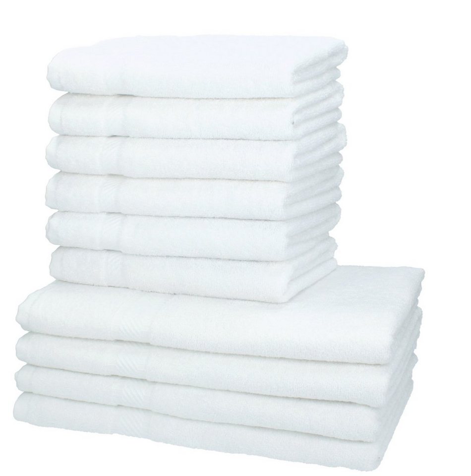 Betz Handtuch Set 10-tlg. Handtuch-Set PALERMO Farbe weiß, 100% Baumwolle (Set, 10-St) Betz Handtuch Set 10-tlg. Handtuch-Set PALERMO Farbe weiß, 100% Baumwolle (Set, 10-St) von Betz