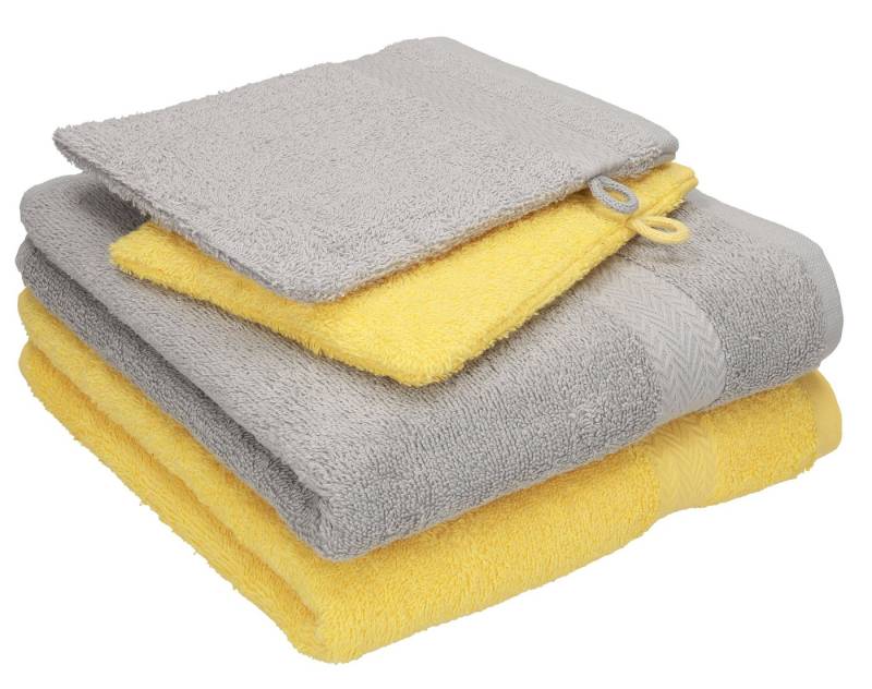 Betz Handtuch Set 4 TLG. Handtuch Set Happy Pack 2 Handtücher 2 Waschhandschuhe, 100% Baumwolle Betz Handtuch Set 4 TLG. Handtuch Set Happy Pack 2 Handtücher 2 Waschhandschuhe, 100% Baumwolle von Betz