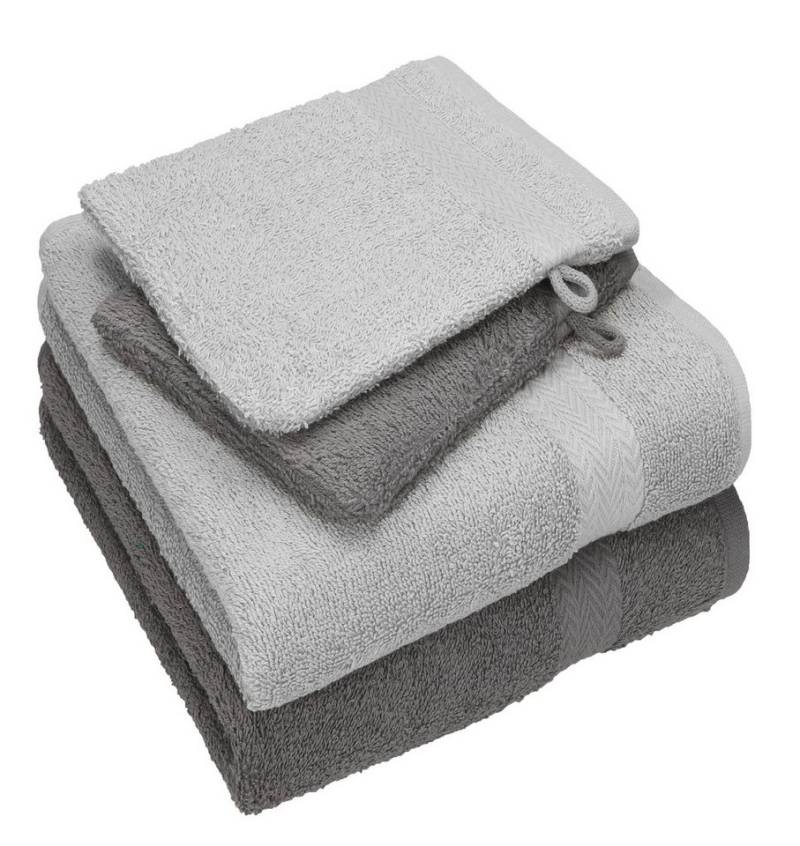 Betz Handtuch Set 4 TLG. Handtuch Set Happy Pack 2 Handtücher 2 Waschhandschuhe, 100% Baumwolle Betz Handtuch Set 4 TLG. Handtuch Set Happy Pack 2 Handtücher 2 Waschhandschuhe, 100% Baumwolle von Betz