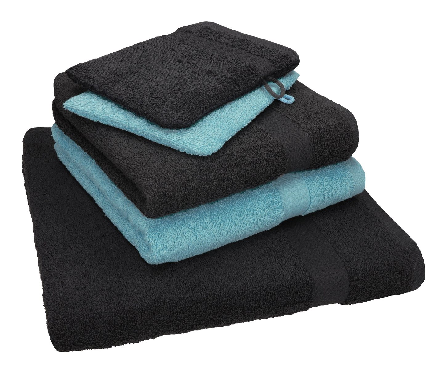 Betz Handtuch Set 5 TLG. Handtuch Set SINGLE PACK 1 Duschtuch 2 Handtücher 2 WH, 100% Baumwolle von Betz