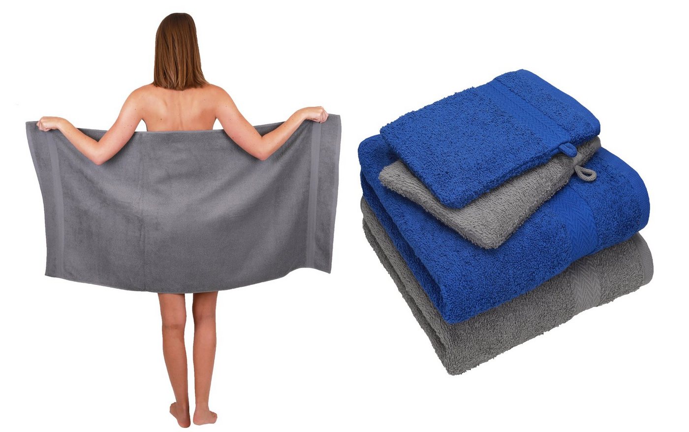 Betz Handtuch Set 5 TLG. Handtuch Set Single Pack 100% Baumwolle 1 Duschtuch 2 Handtücher 2 Waschhandschuhe, Baumwolle, (5-tlg) von Betz