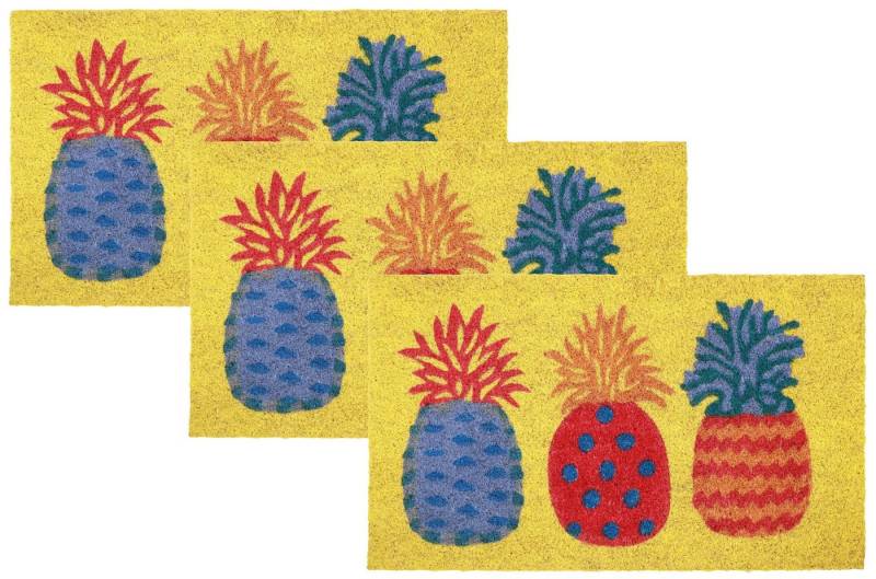 Betz Kokosmatte Fußmatte Schmutzfangmatte 100% Kokos Größe 45x75x1,5 cm, (3-St) von Betz