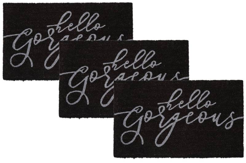 Betz Kokosmatte Fußmatte Schmutzfangmatte 100% Kokos Größe 45x75x1,5 cm von Betz