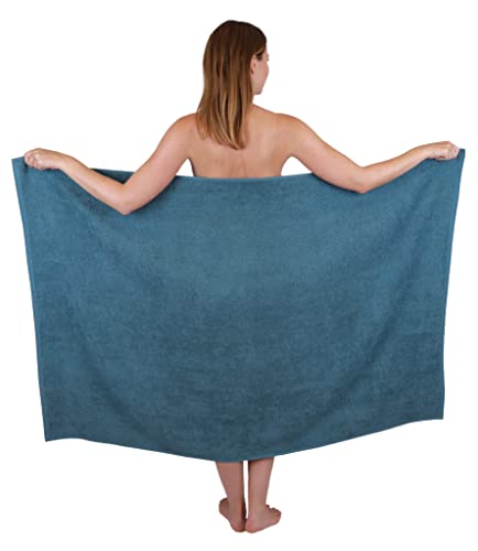 Betz Maxi Duschtuch XXL Badetuch Größe 100x150cm Berlin Farbe taubenblau - Berlin von Betz