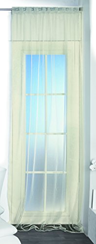 Betz Organza-Vorhang Transparent Größe 140x245 cm in den Farbe Champagner von Betz