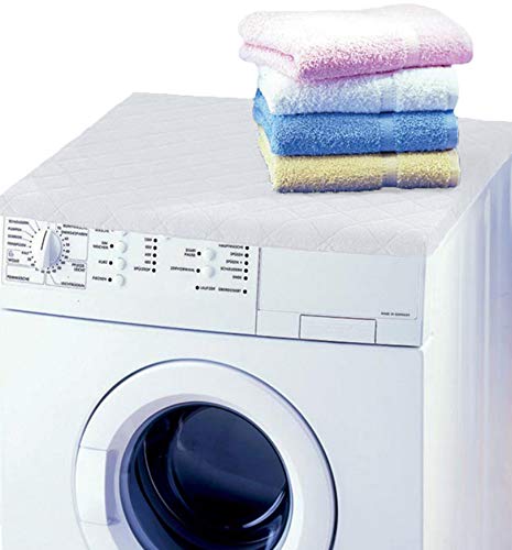 Betz Waschmaschinenbezug Trockner Abdeckung Größe 60x60 cm Farbe weiß von Betz