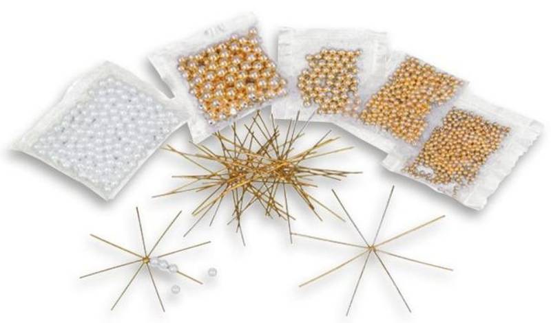 Betzold Bastelnaturmaterial Drahtsterne-Set – Bastelset Weihnachtsdeko DIY Baumschmuck von Betzold