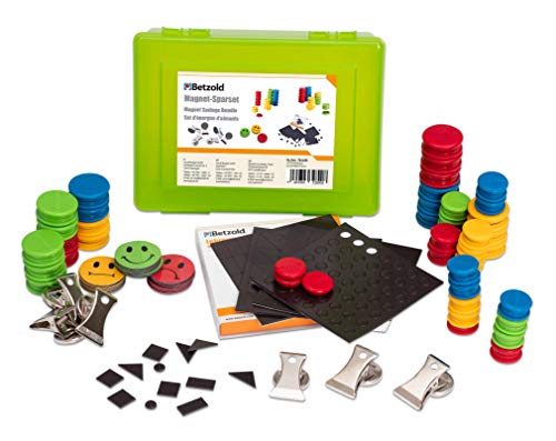 Betzold - Magnet-Sparset in Aufbewahrungsbox - Magnete Tafelmagnete Lehrerbedarf von Betzold