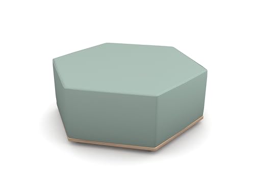 Betzold Sechseck-Lounge Hockerelement - modularer Sitzhocker mit Kunstlederbezug von Betzold