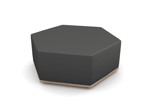 Betzold Sechseck-Lounge Hockerelement - modularer Sitzhocker mit Kunstlederbezug von Betzold
