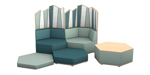 Betzold Sechseck Lounge Set 5 - modulare Bankelemente Hocker Bodenmatte Tisch Betzold Sechseck Lounge Set 5 - modulare Bankelemente Hocker Bodenmatte Tisch von Betzold