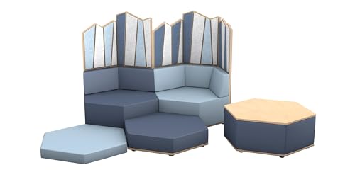 Betzold Sechseck Lounge Set 5 - modulare Bankelemente Hocker Bodenmatte Tisch Betzold Sechseck Lounge Set 5 - modulare Bankelemente Hocker Bodenmatte Tisch von Betzold