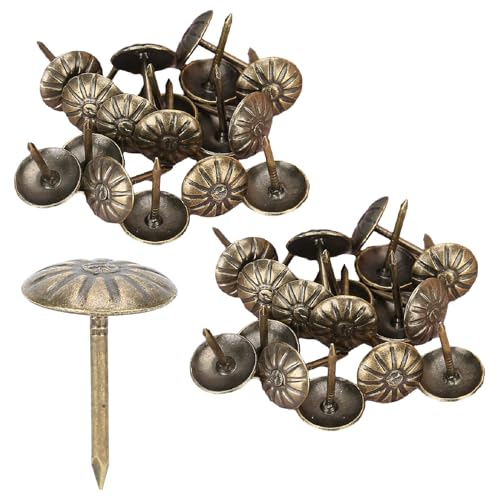 1000PCS Polster tacks, 11x16mm Möbel Tacks Nägel Chrysanthemen muster Polster nägel für Möbel DIY Dekorative von Beufee