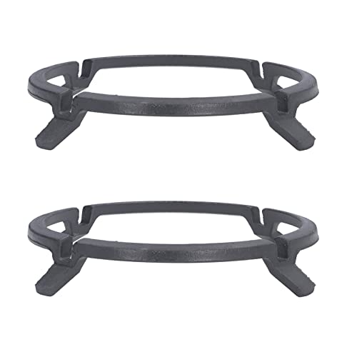 2 Stück Gasherd-Rack Wok-Ringe, Herd-Rack-Halter Universal-Herd-Ständer-Rack Gasherd-Rack Herd-Stützgestell Herd-Stützhalter-Gusseisen-Wok von Beufee