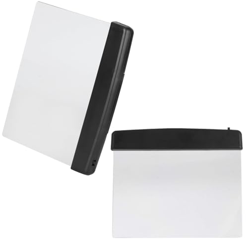 2-teiliges LED-Leselicht, tragbares flaches Buch-Lichtpanel Augenschutz-Lesezeichen-Licht-Familien-Studienbuch-Seiten-Lichtpanel Buchlampe Flache Buchleuchten für Bücher, die nachts im Bett lesen von Beufee