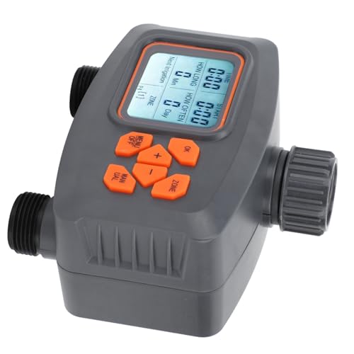 BEUFEE 2 Outlet Schlauchwässerung Timer 2 Zone Sprinkler -Timer Automatischer Bewässerungscontroller mit G3/4 -männlich bis G1/2 Weiblicher Adapter BEUFEE 2 Outlet Schlauchwässerung Timer 2 Zone Sprinkler -Timer Automatischer Bewässerungscontroller mit G3/4 -männlich bis G1/2 Weiblicher Adapter von Beufee