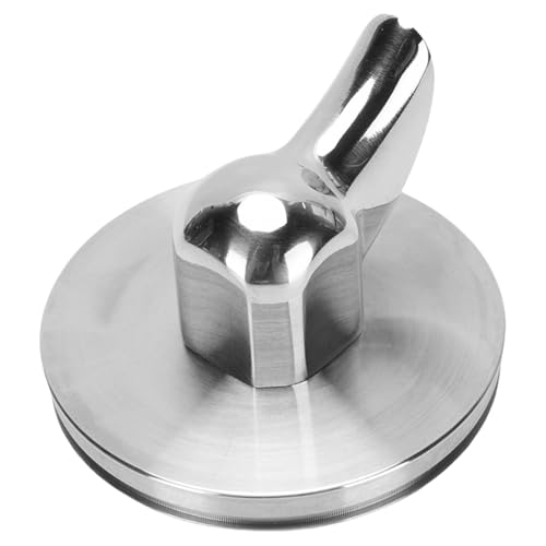 BEUFEE 54mm Portafilter Spout, bodenlos zu ausgesputter Kaffeemaschine Portafilter Spout 304 Edelstahl mit O -Ringen für eine gleichmäßige Wasserverteilung (Einzelmund) von Beufee