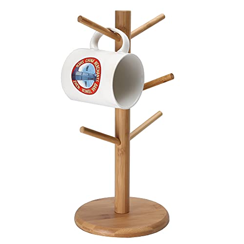 Becherbaum, 6 Haken abnehmbare Kaffeetassenhalter dickere Basis Kaffeetasse Tee Tasse Organizer von Beufee